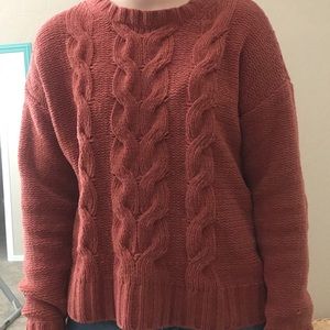American Eagle Rust colored sweater Small